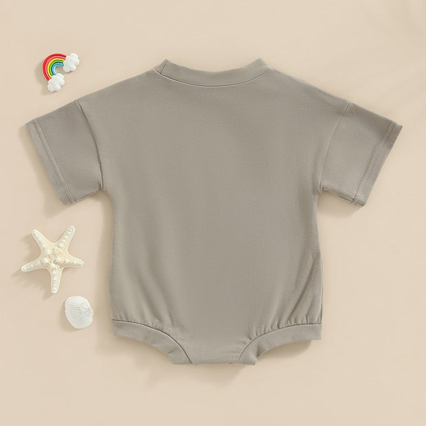 Beach Bum Playsuit Romper 0-18M Baby Vibes & Co.