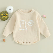 GHOSTY KNIT SWEATER ROMPER Baby Vibes & Co.