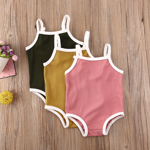 Solid Baby One-Piece Swimsuit Baby Vibes & Co.