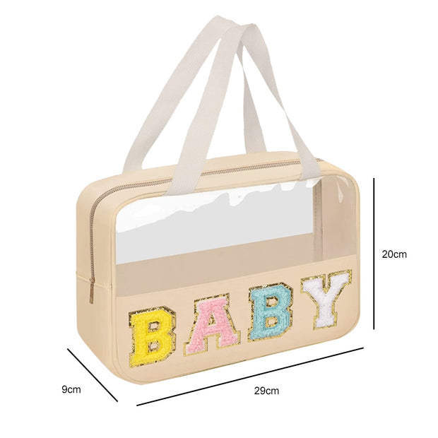 MAMA & BABY LETTERED CLEAR BAGS Baby Vibes & Co.