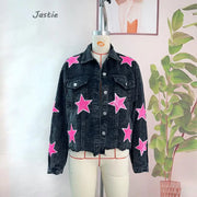 Mamas Valentine's Day Love & Sequin Jacket BABY VIBES & CO.