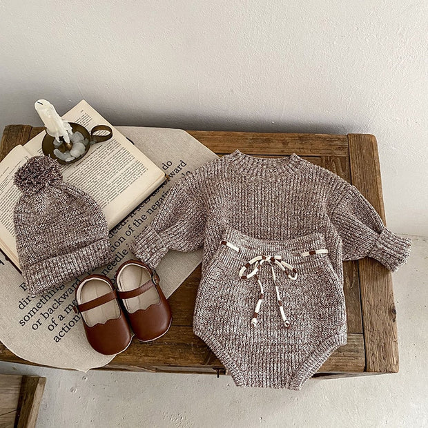 Baby/Toddlers Knit Pullover + Matching Bummies Set 6M-3T Baby Vibes & Co.