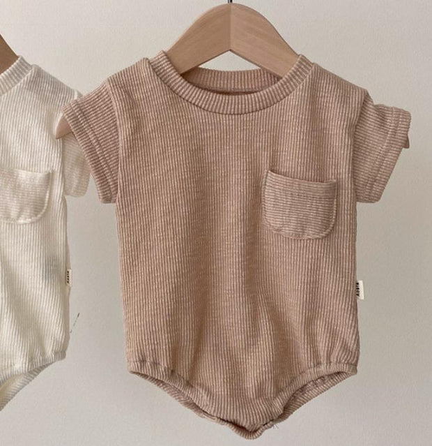 Soft Nuetral Tee + Matching Shorts Seperates Baby Vibes & Co.