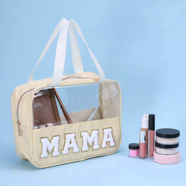 MAMA & BABY LETTERED CLEAR BAGS Baby Vibes & Co.