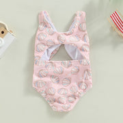 Baby Girls BowTie One-Piece Swimsuit Baby Vibes & Co.