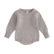 Chunky Knit Sweater Baby Onesie Baby Vibes & Co.