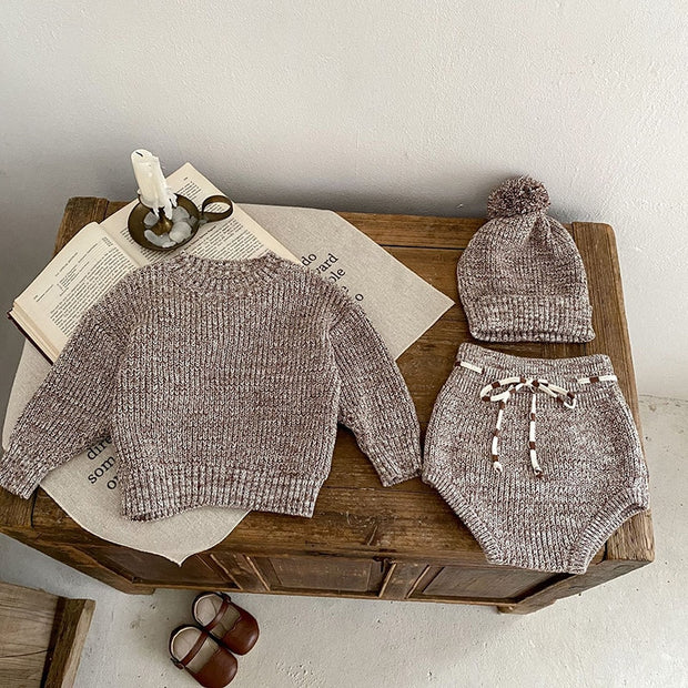 Baby/Toddlers Knit Pullover + Matching Bummies Set 6M-3T Baby Vibes & Co.