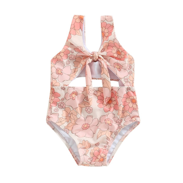 Baby Girls BowTie One-Piece Swimsuit Baby Vibes & Co.
