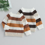 Fall Striped Knit Baby/Toddler Sweater Baby Vibes & Co.