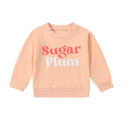 Sugar Plum Baby Girls Pullover Crewneck BABY VIBES & CO.