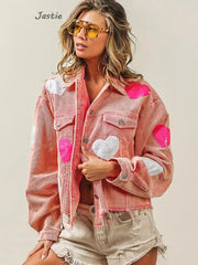 Mamas Valentine's Day Love & Sequin Jacket BABY VIBES & CO.