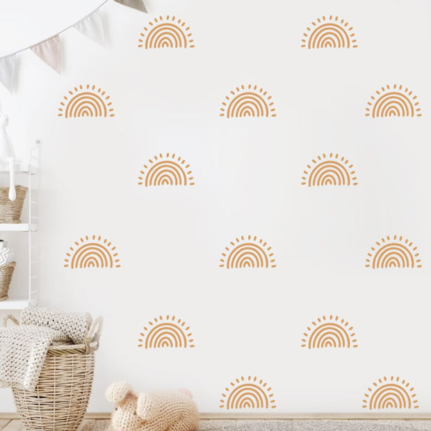 Bohemian Sun Wall Decals Baby Vibes & Co.