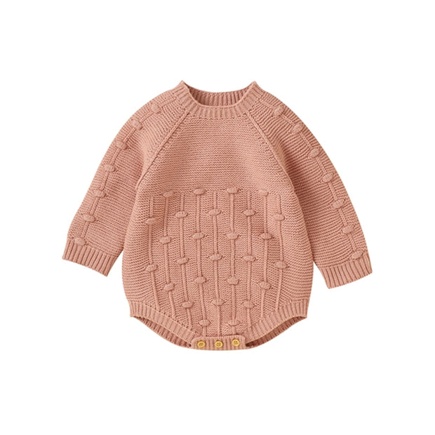 Cozy Sweater Knit Baby Onesie Baby Vibes & Co.