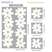 Large Daisy Vinyl Decal Pack Baby Vibes & Co.