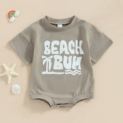 Beach Bum Playsuit Romper 0-18M Baby Vibes & Co.