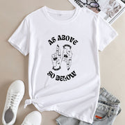 As Above So Below Mystical Graphic Tee Baby Vibes & Co.
