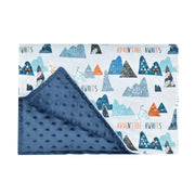 Baby 2 -Tone Minky & Boho Blanket BABY VIBES & CO.