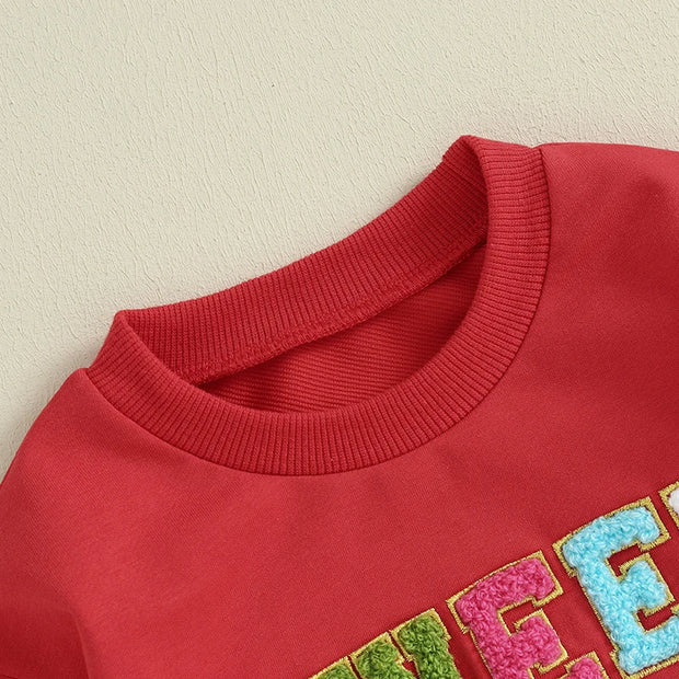 Sweetheart Long Sleeve Baby Girls Crewneck BABY VIBES & CO.