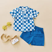 Yin Yang Checkerboard Co-Ord Set Baby Vibes & Co.