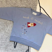 Vintage Long Sleeve Toddler Crewneck Sweatshirts BABY VIBES & CO.