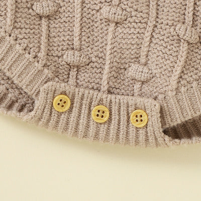 Cozy Sweater Knit Baby Onesie Baby Vibes & Co.