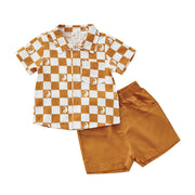 Yin Yang Checkerboard Co-Ord Set Baby Vibes & Co.