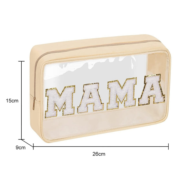 MAMA & BABY LETTERED CLEAR BAGS Baby Vibes & Co.