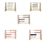 Boho Wooden Abacus Montessori Style Learning Toy Baby Vibes & Co.