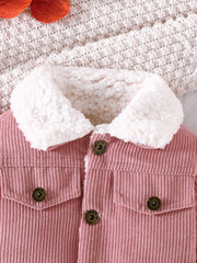 Pink 'With The Fur' Baby Girl Jacket BABY VIBES & CO.