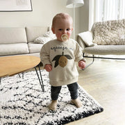 Vintage Long Sleeve Toddler Crewneck Sweatshirts BABY VIBES & CO.