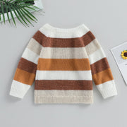 Fall Striped Knit Baby/Toddler Sweater Baby Vibes & Co.