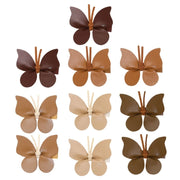 10PCs Baby Girls Hair Clips Cute Leather Butterfly Girls Hairpins Small Butterfly Barrettes Headwear Baby Hair Accessories BABY VIBES & CO.