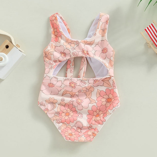 Baby Girls BowTie One-Piece Swimsuit Baby Vibes & Co.