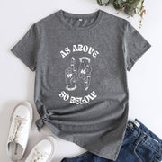 As Above So Below Mystical Graphic Tee Baby Vibes & Co.