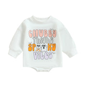 Halloween Graphic Crewneck Onesie Baby Vibes & Co.