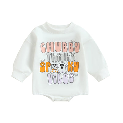 Halloween Graphic Crewneck Onesie Baby Vibes & Co.