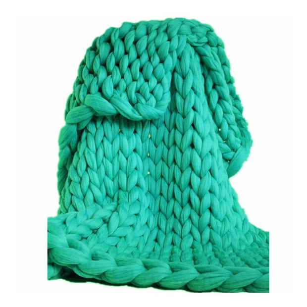 Handmade Braided Knit Blanket BABY VIBES & CO.