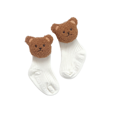 0-3T Soft Cotton Bear Socks BABY VIBES & CO.