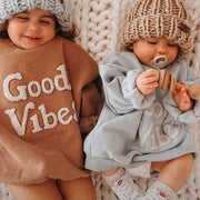 6M-4T Good Vibes Print Sweatshirt BABY VIBES & CO.