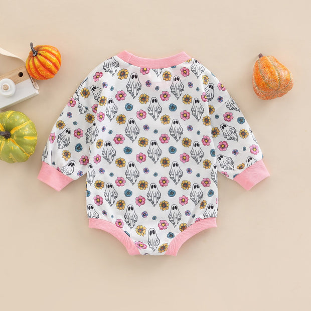 Boho & Skulls Long Sleeved Jumpsuit for Girls Baby Vibes & Co.