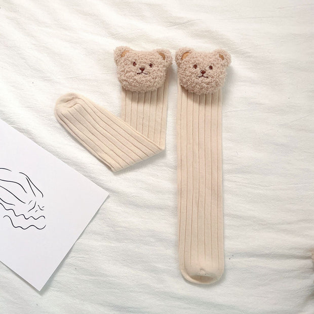 1-12T Bear Knee High Socks BABY VIBES & CO.