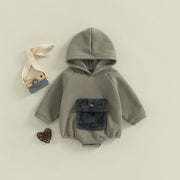 Two-Toned Hooded Joey Jumper Baby Vibes & Co.