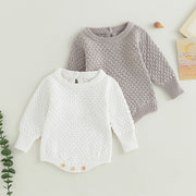 Chunky Knit Sweater Baby Onesie Baby Vibes & Co.