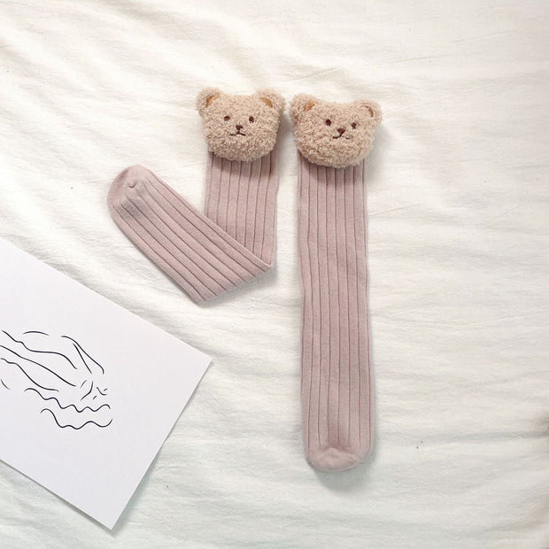 1-12T Bear Knee High Socks BABY VIBES & CO.