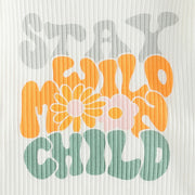 STAY WILD MOON CHILD BABY GIRL LONG SLEEVE WAFFLE ROMPER Baby Vibes & Co.