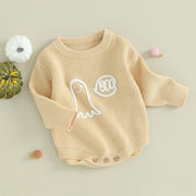 GHOSTY KNIT SWEATER ROMPER Baby Vibes & Co.