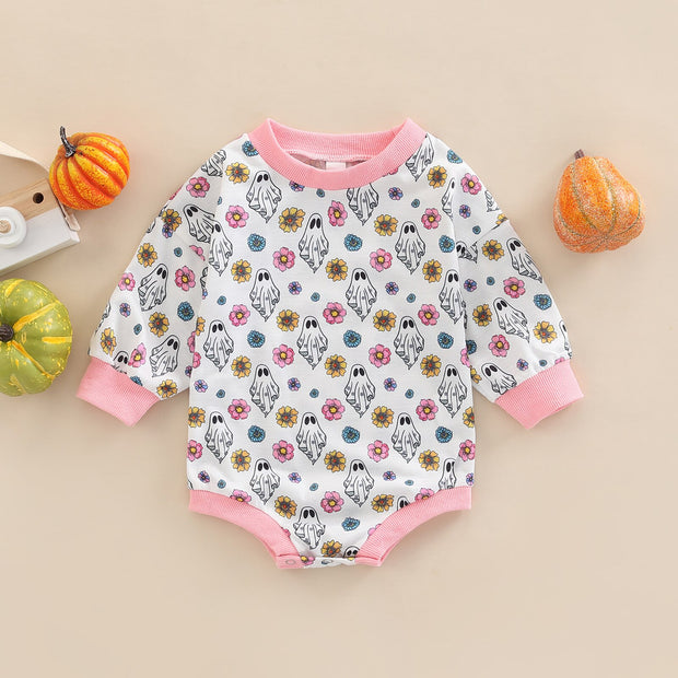 Boho & Skulls Long Sleeved Jumpsuit for Girls Baby Vibes & Co.