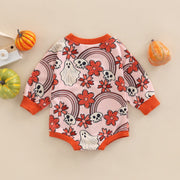 Boho & Skulls Long Sleeved Jumpsuit for Girls Baby Vibes & Co.