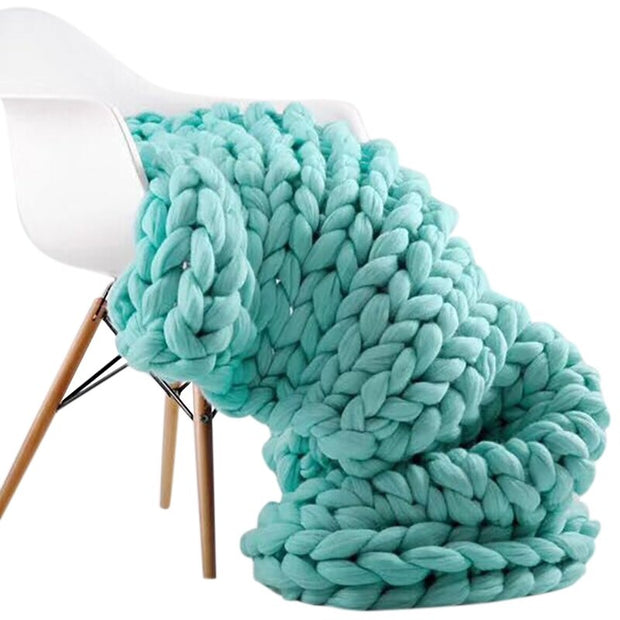 Handmade Braided Knit Blanket BABY VIBES & CO.