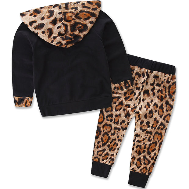 Cheetah Print 2 Piece Set 6-24M BABY VIBES & CO.